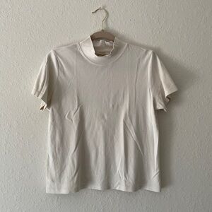 L.L. Bean mock neck tee